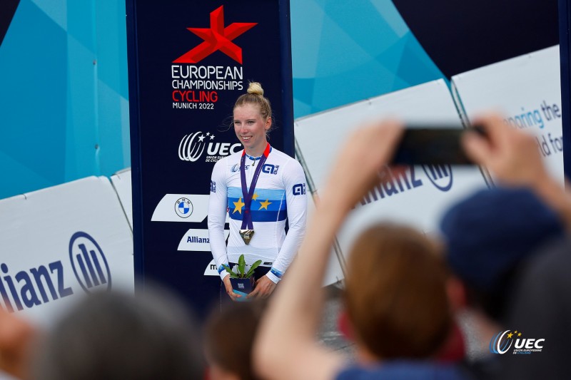European Championships Munich 2022 - 2022 UEC Road Elite European Championships - Women's Road Race - 21/08/2022 - Lorena Wiebes (NED) - photo Luca Bettini/UEC/SprintCyclingAgency?2022